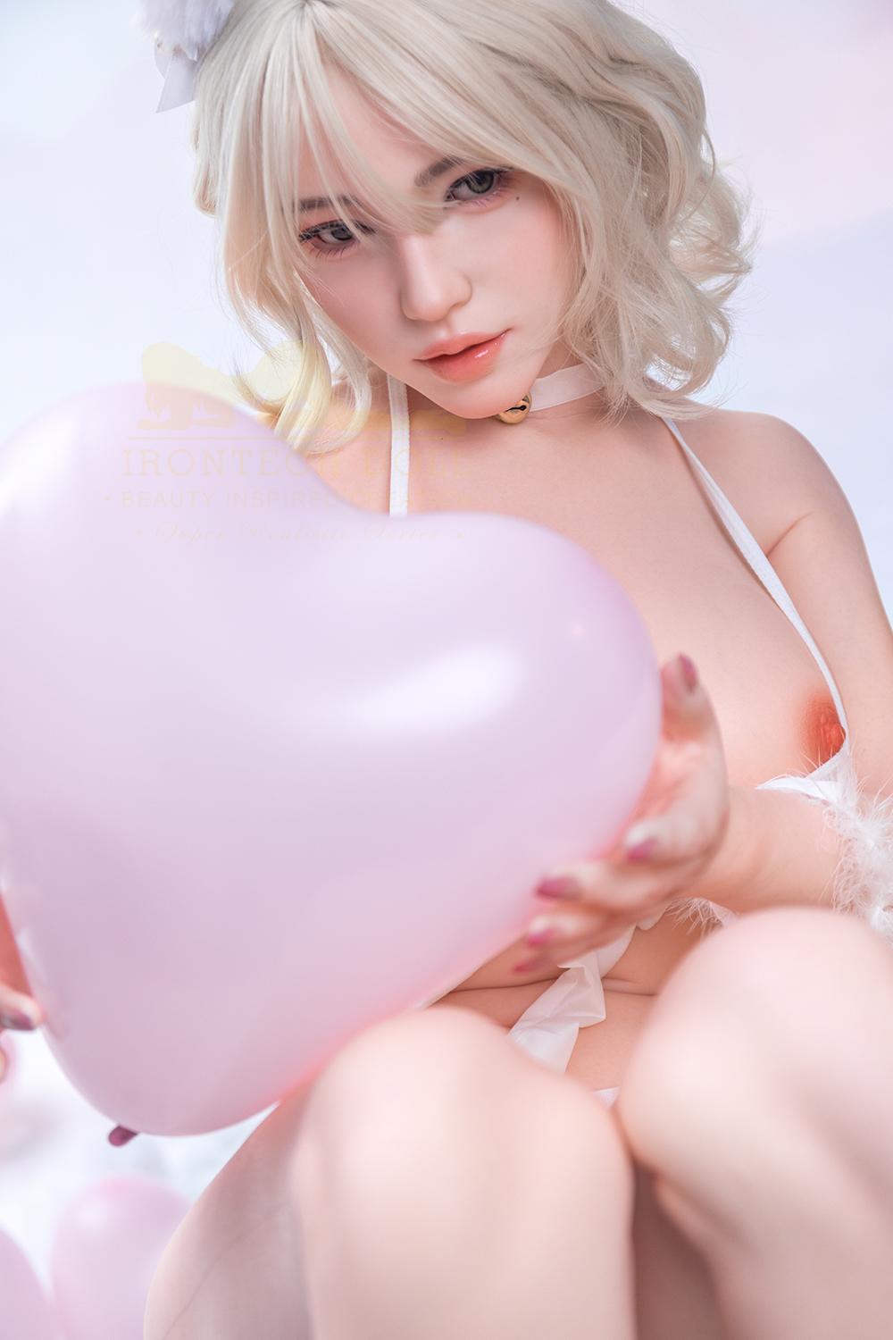 Siliconen sekspop Bella | Aziatische blonde sexdoll