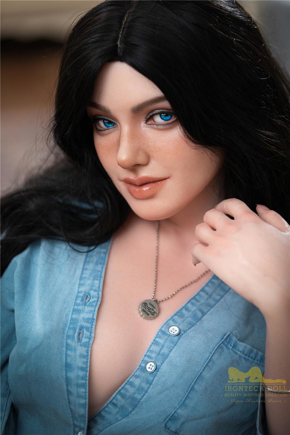 Silicone Sex Doll Ivy | zwartharige echte pop