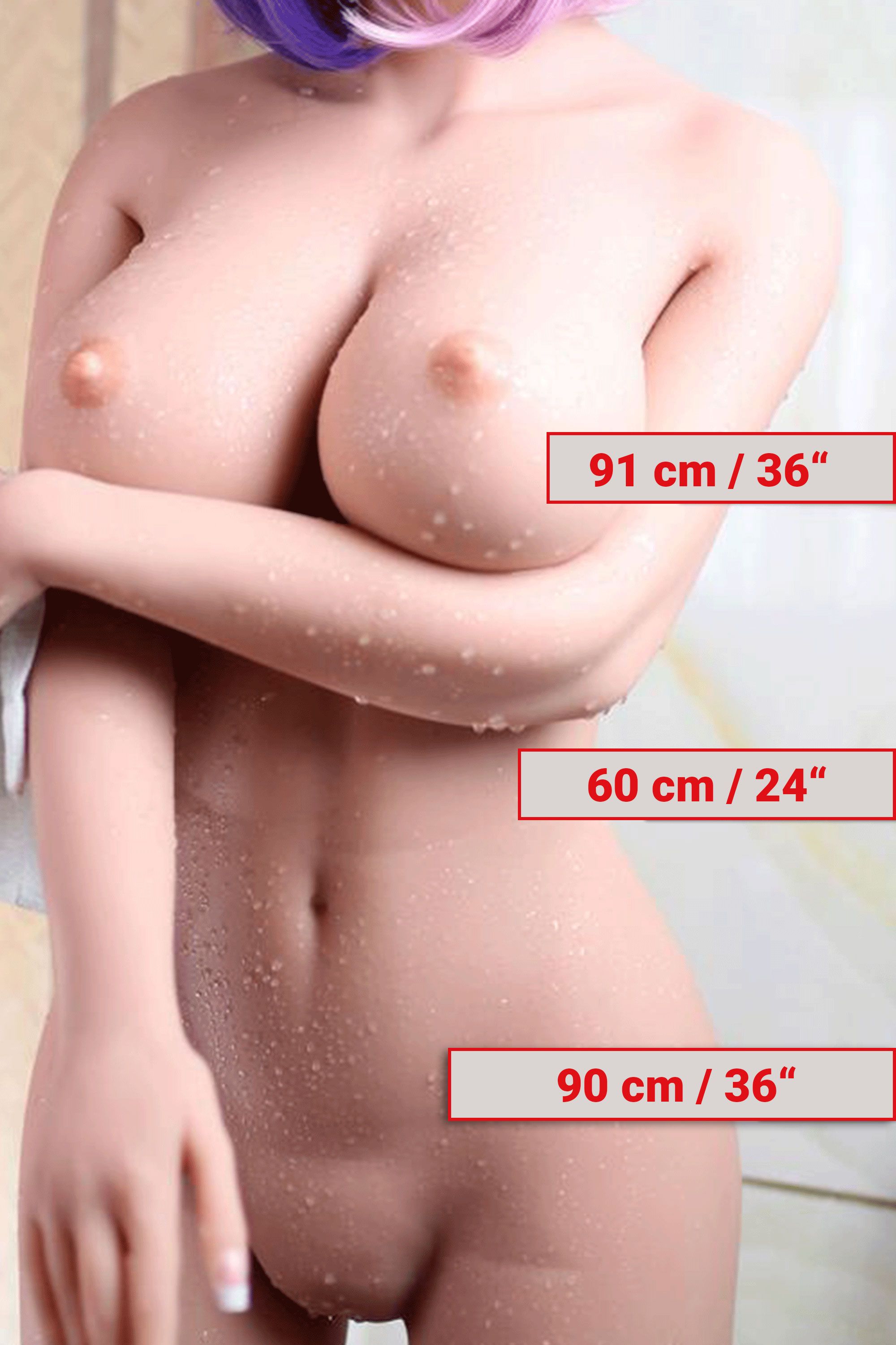 168cm grosser Po Adriana